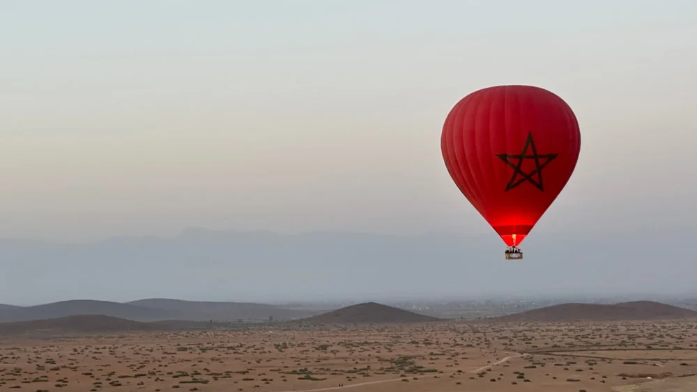 Hot Air Balloon In Marrakech